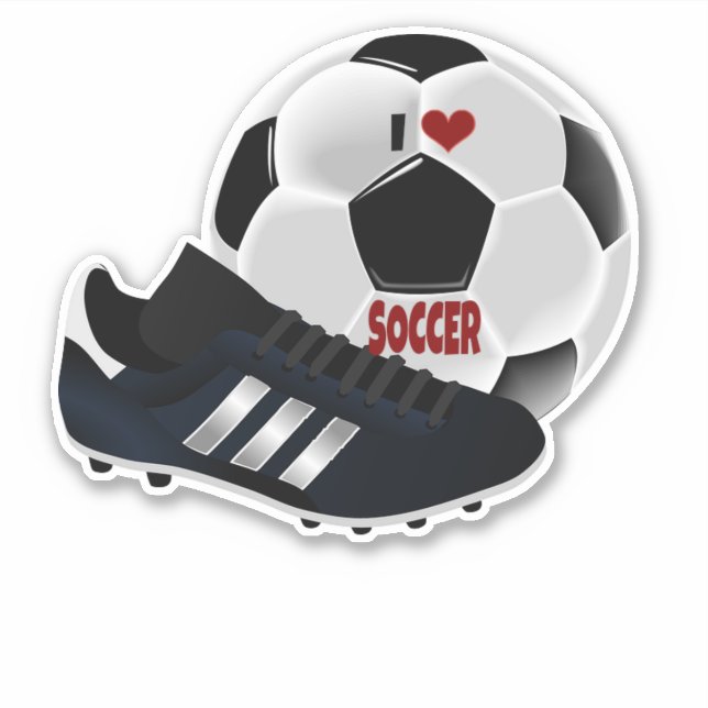 Popular soccer design, soccer ball and shoe (Front)