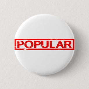 Popular Stamp 6 Cm Round Badge