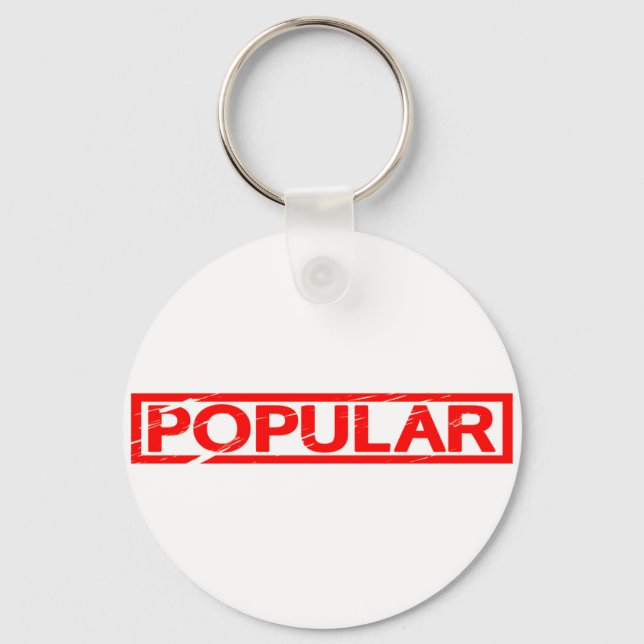 Popular Stamp Key Ring (Front)