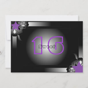 Popular Sweet Sixteen -Customise Invitation