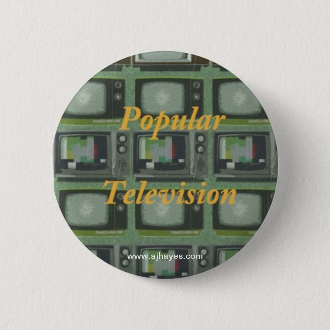 Popular Television Button (Front)