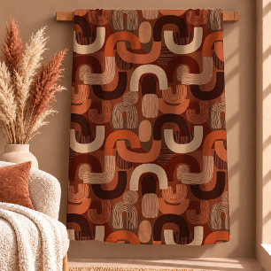 Popular Terracotta Copper Artistic Design Blanket