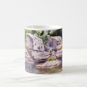 Popular W.Va. Gauley River roadside swimming hole Coffee Mug