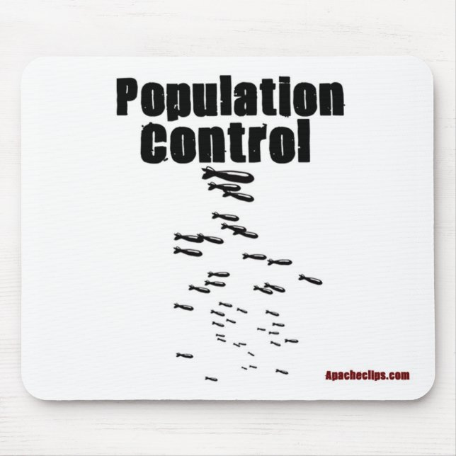 Population Control Mouse Mat (Front)