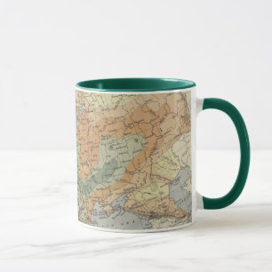Population Density   European Map Mug