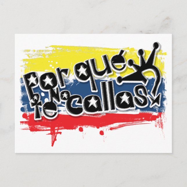 Por que No Te Callas Espana Rey Juan Carlos Postcard (Front)