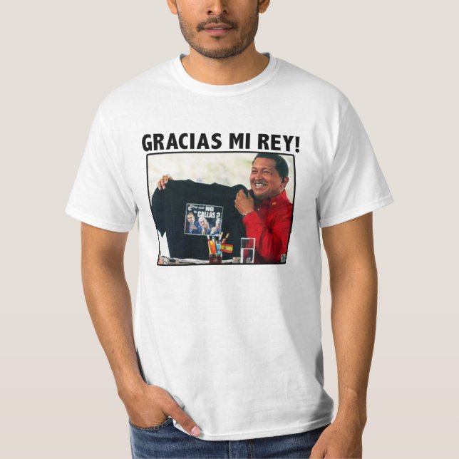 Por que No Te Callas Espana Rey Juan Carlos T-Shirt (Front)
