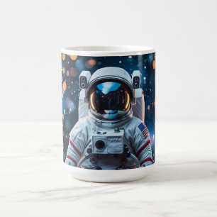 Porcelain Astronaut Teddy Coffee Mug