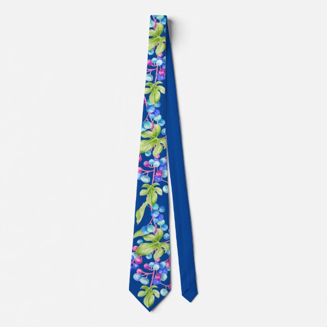 Porcelain Berries on a Neck Tie (Front)