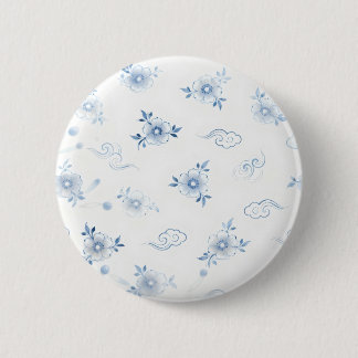 porcelain cloud 6 cm round badge