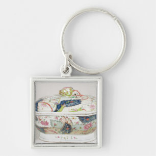 Porcelain dish, 18th century key ring