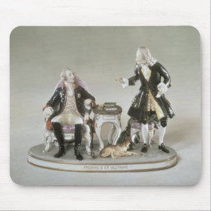 Porcelain figure of Frederick II of Prussia Mouse Mat