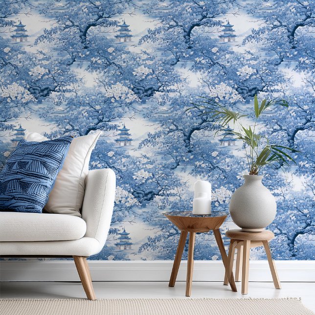 Porcelain-Inspired Chinoiserie Pattern ID1094 Wallpaper (Creator Uploaded)