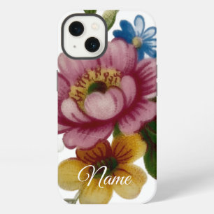 Porcelain Inspired Floral iPhone 13 Case