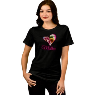 Porcelain Inspired Floral Tri-Blend Shirt