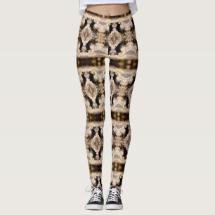 Porcelain Nights V Leggings