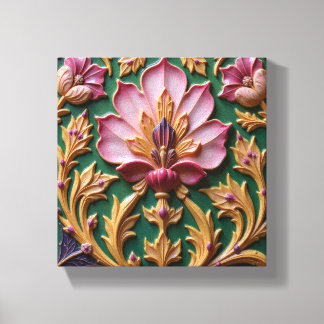 Porcelain Pink Lotus Canvas Print