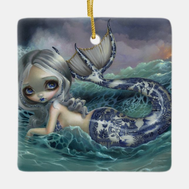 Porcelina ceramic Ornament (Front)