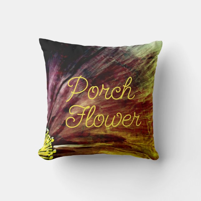 Porch Flower / Greenleaf / Cushion (Front)