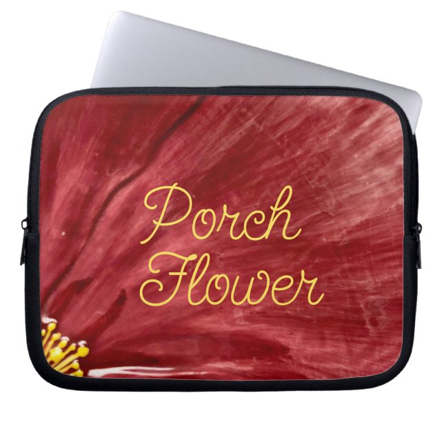 Porch Flower / Original / Laptop Sleeve (Front)