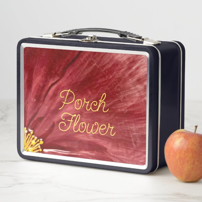 Porch Flower / Original / Metal Lunch Box (In Situ)