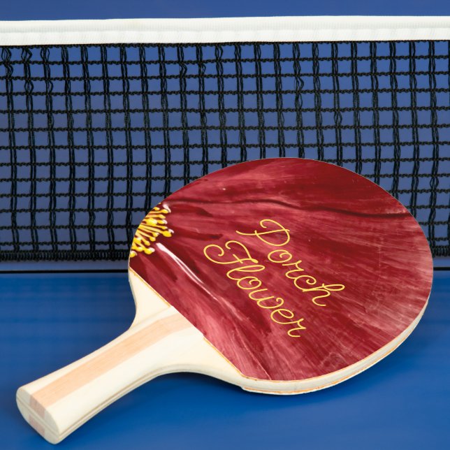 Porch Flower / Original / Ping Pong Paddle (Insitu)