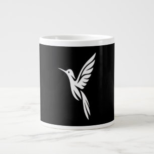 Porch Hummingbird Watcher Minimalist Bird T-Shirt Large Coffee Mug