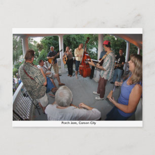 Porch Jam, Carson City Postcard