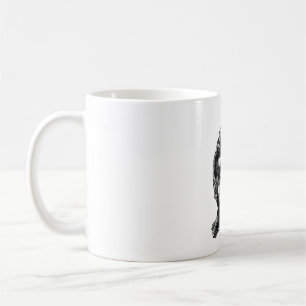 Porch-Light Outline — Retriever Coffee Mug