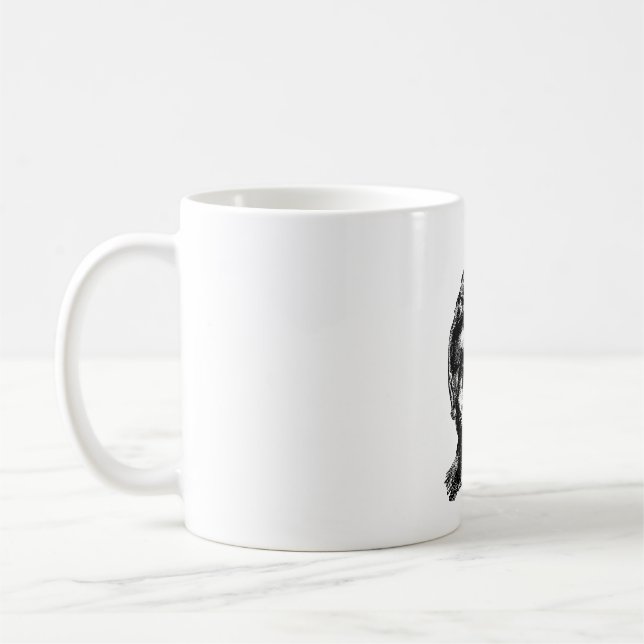 Porch-Light Outline — Retriever Coffee Mug (Left)