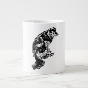 Porch-Light Outline — Retriever Large Coffee Mug