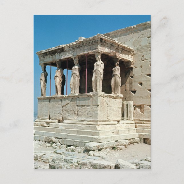 Porch of the Maidens, Erechtheion, c.421-405 BC Postcard (Front)