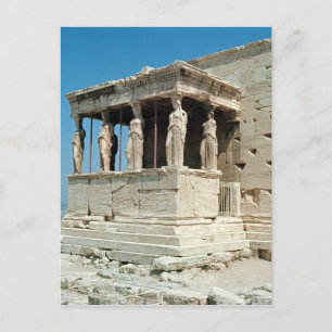 Porch of the Maidens, Erechtheion, c.421-405 BC Postcard