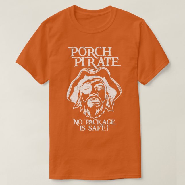 Porch Pirate inverted RxTp T-Shirt (Design Front)