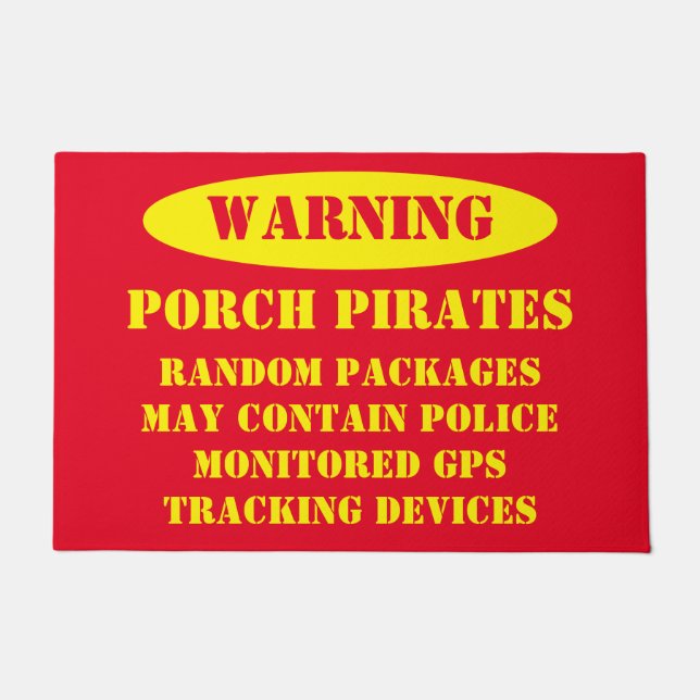PORCH PIRATES DOORMAT (Front)