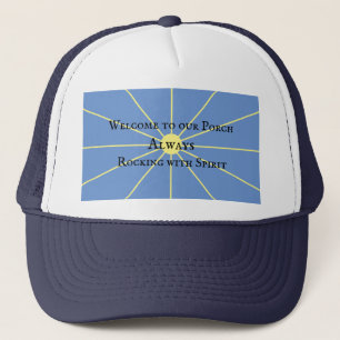 Porch Spirit Variation Blue Trucker Hat