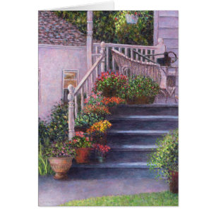 Porch With Watering Cans