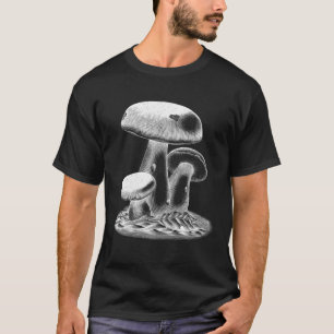 Porcini Edible Mushrooms Fungi Foraging Cottagecor T-Shirt