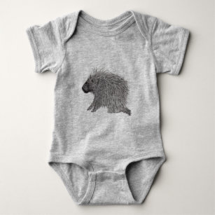 Porcupine Baby Bodysuit