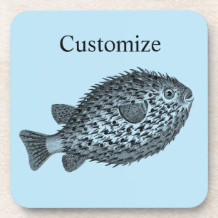 Porcupine blowfish Thunder_Cove Coaster