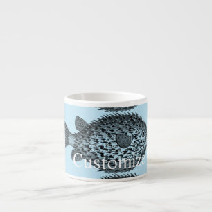 Porcupine blowfish  Thunder_Cove Espresso Cup