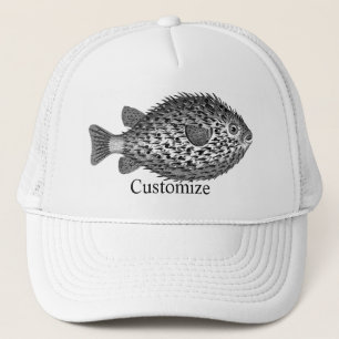 Porcupine blowfish Thunder_Cove Trucker Hat