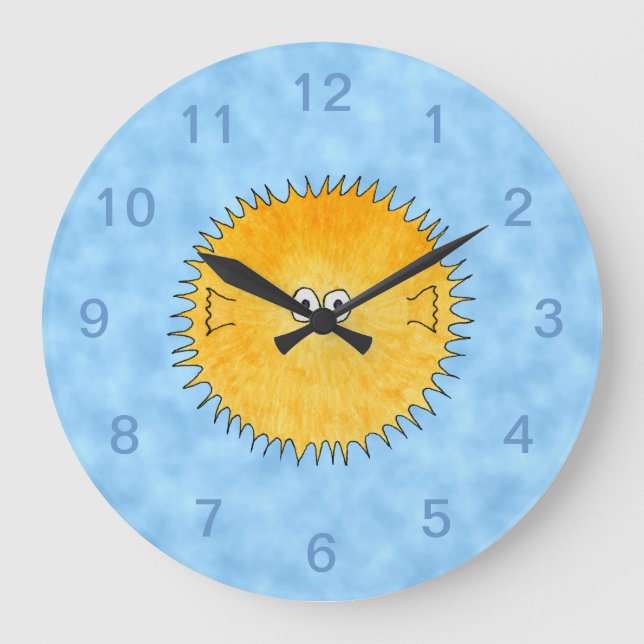 Porcupine Fish. Large Clock (Front)