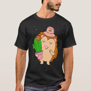 Porcupine girl wears hat T-Shirt