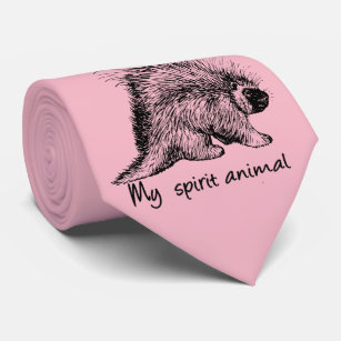 Porcupine  is my spirit animal. tie