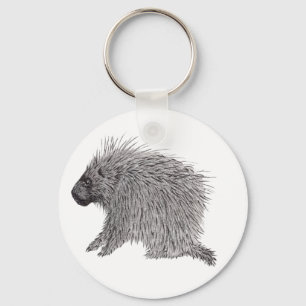 Porcupine Key Ring