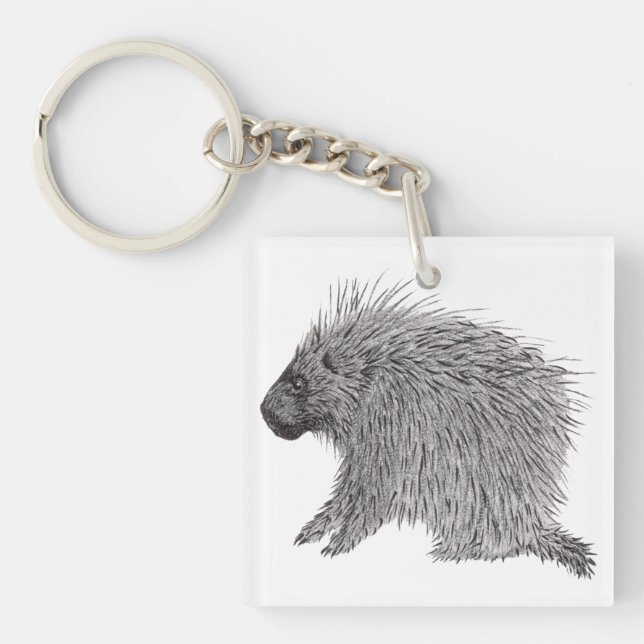 Porcupine Key Ring (Front)