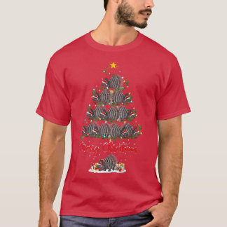 Porcupine Lover Matching Santa Porcupine Christmas T-Shirt
