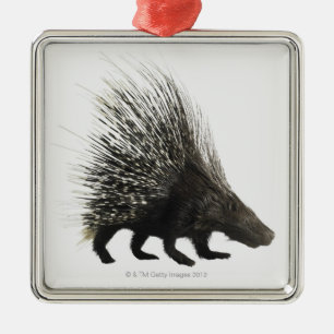 Porcupine Metal Tree Decoration