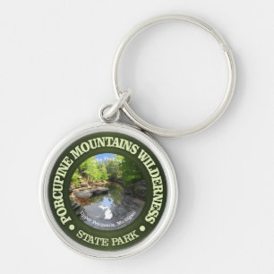 Porcupine Mountains Wilderness SP Key Ring